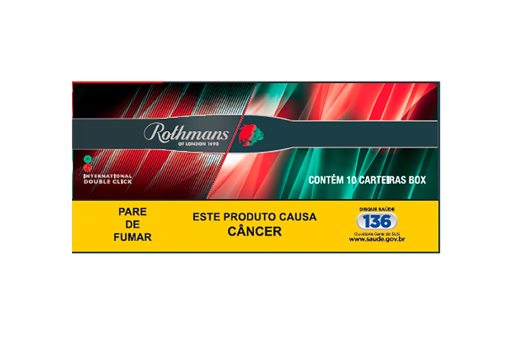 ROTHMANS CLICK CITRUS BOX PCT C/10 CARTEIRA