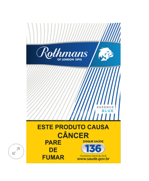 ROTHMANS LIMITED WHITE BLUE PCT C/10 CARTEIRA