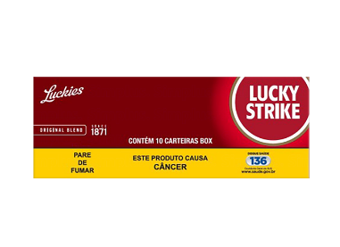 LUCKY STRIKE ORIGINAL BLEND PCT C/10 CARTEIRA